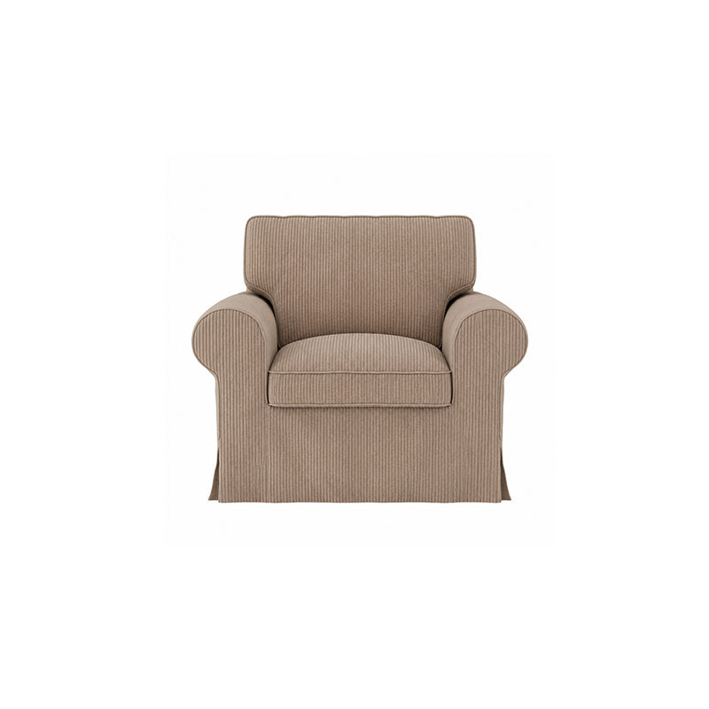 UPPLAND Funda de sillón - Microfibra azul marino