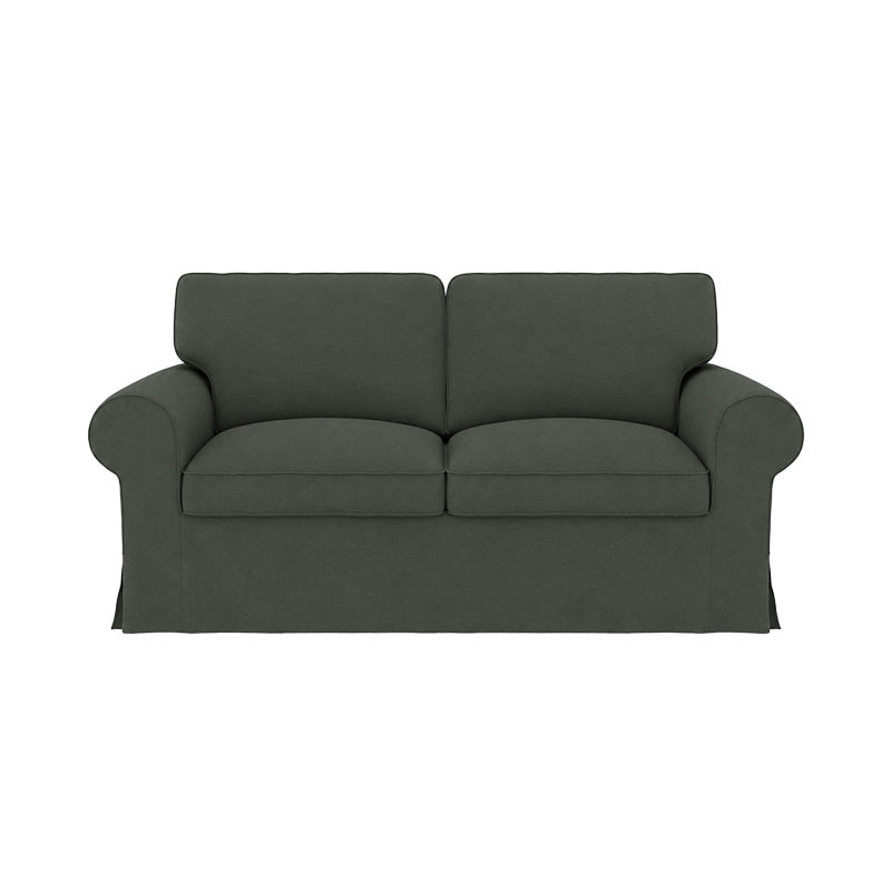 EKTORP Loveseat Cover-Canvas Charcoal