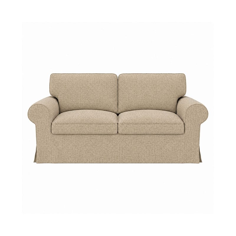 Funda EKTORP Sofá de 2 plazas-Microfibra color marfil