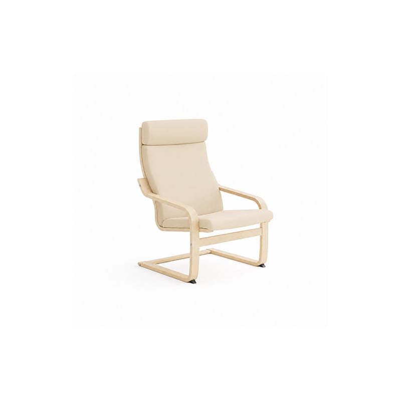 POANG armchair cover 1-Corduroy Cream