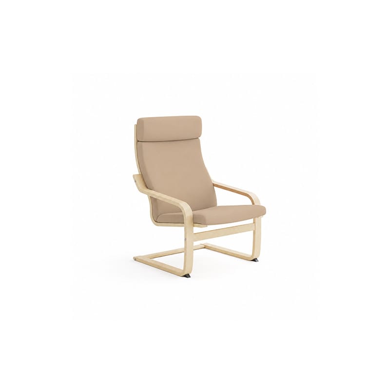 POANG armchair cover 1-Canvas Oatmeal