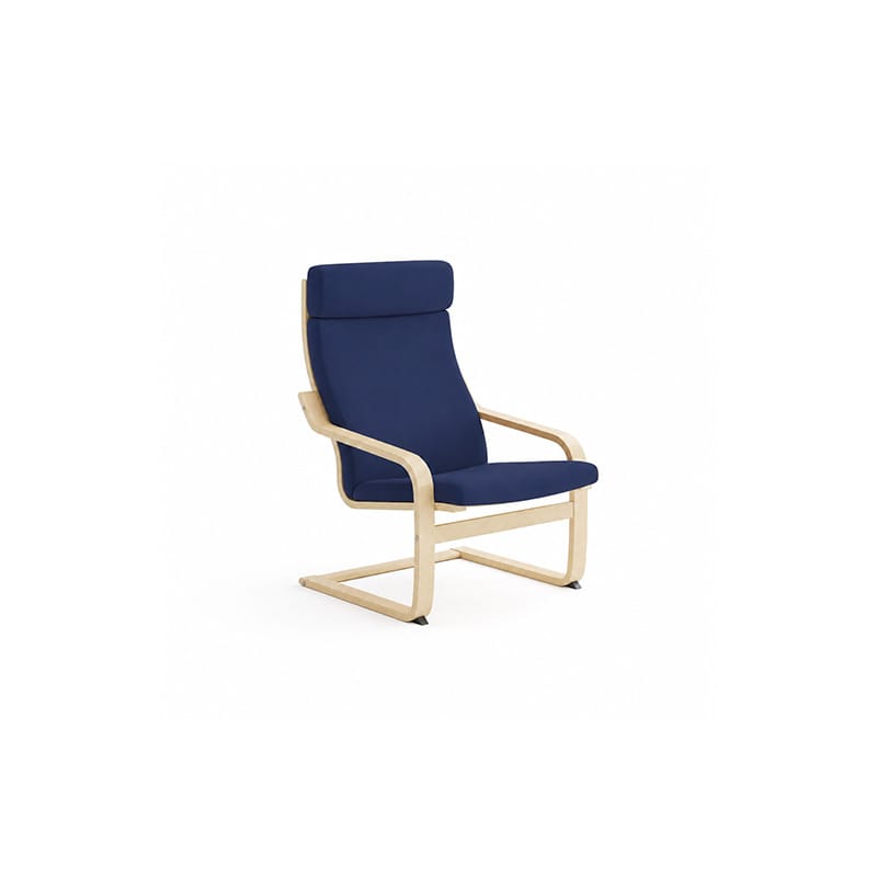 POANG armchair cover 1-Canvas Deep blue