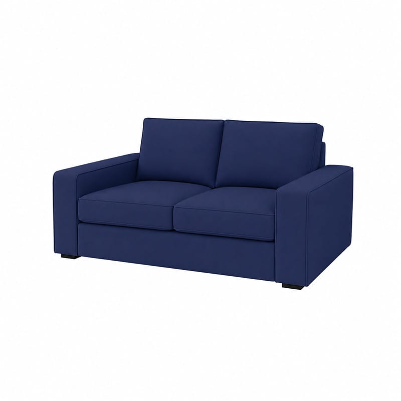 KIVIK Loveseat Cover-Canvas Deep blue