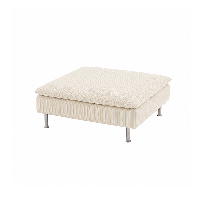SODERHAMN Footstool Cover-Corduroy Cream