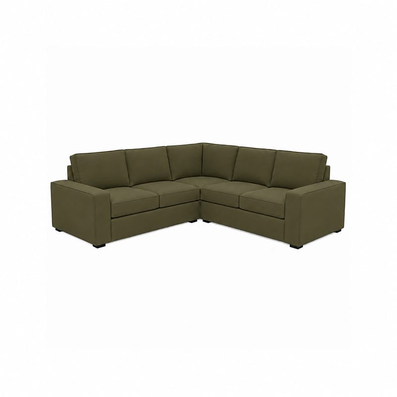 KIVIK 4-Seat Corner Sofa Cover-Corduroy Olive