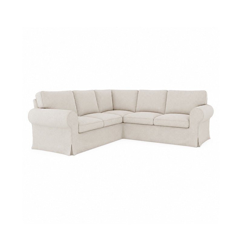 UPPLAND 4-Seater Corner Sofa Cover-Microfiber Beige