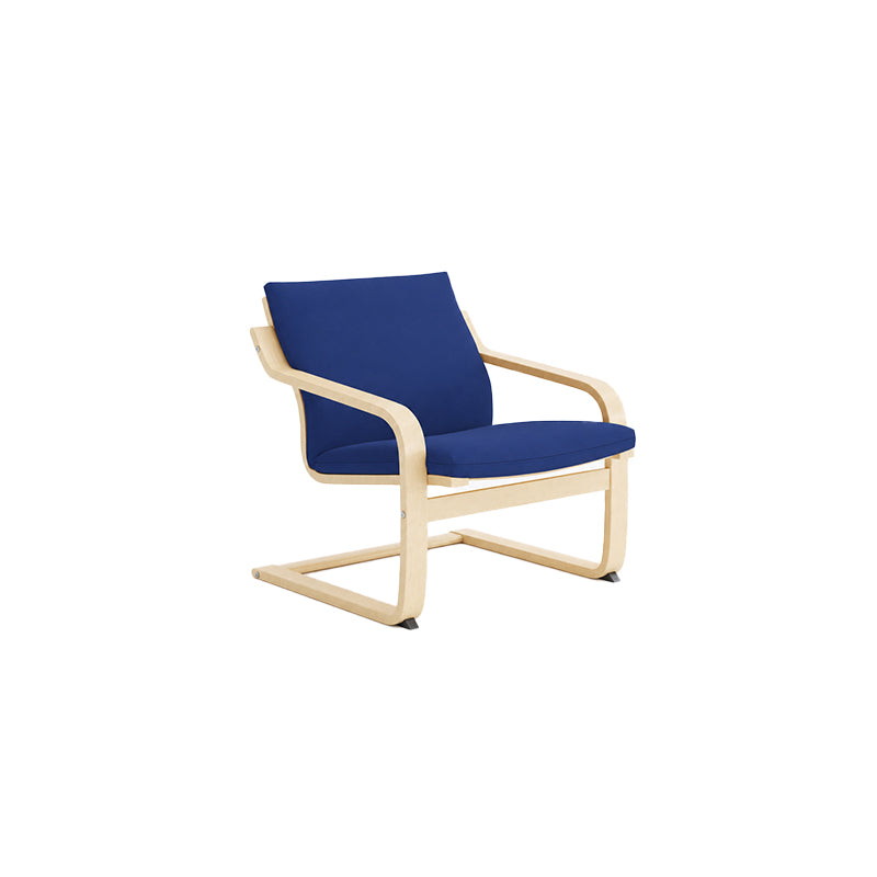 Funda sillón POÄNG respaldo bajo - microfibra oliva