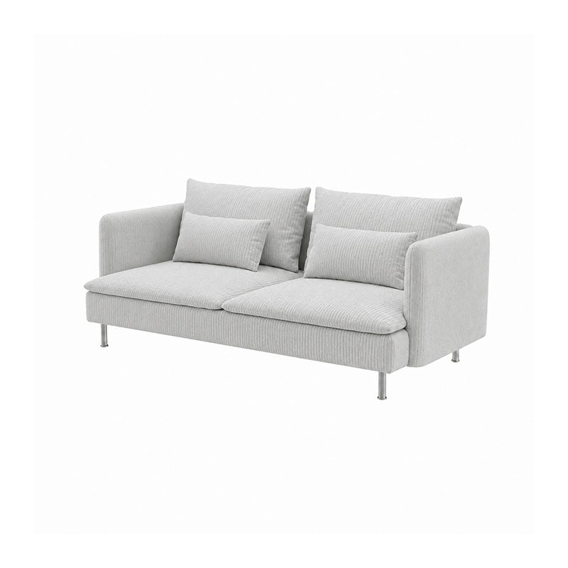SODERHAMN 3-Seat Sofa Cover-Corduroy Mink taupe