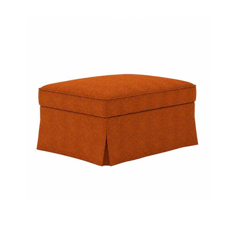 UPPLAND Footstool Cover-Microfiber Terra mauve