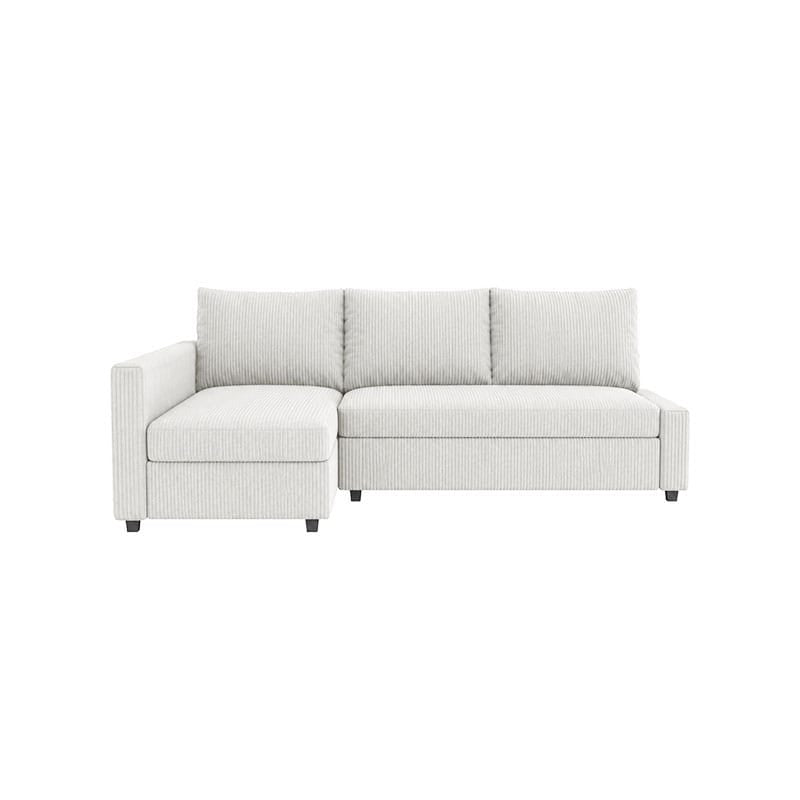 Funda para sofá cama FRIHETEN con chaise longue izquierda - Microfibra Menta