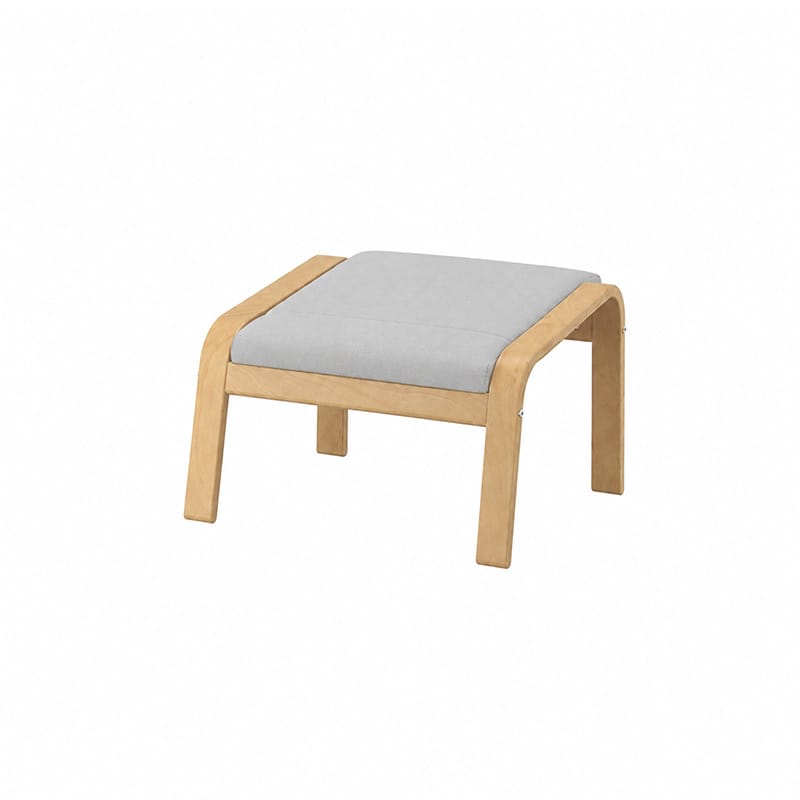 POANG Footstool Cover 1-Corduroy Mink taupe