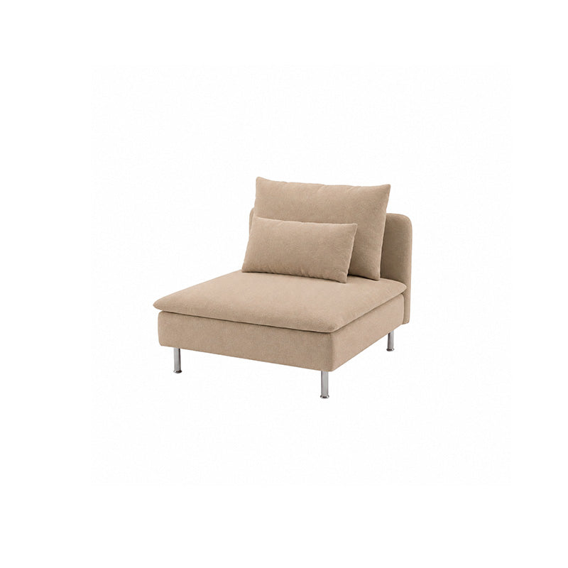 SODERHAMN 1-Seater Section Sofa Cover-Canvas Oatmeal