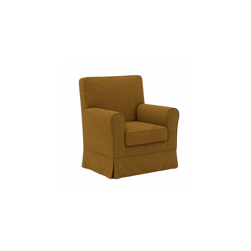 EKTORP Jennylund Chair Cover-Patterned Weave Antique Gold