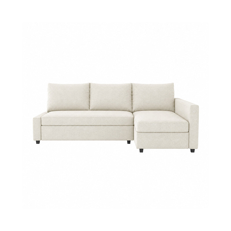 FRIHETEN Sofa Bed with Right Chaise Cover-Microfiber Beige