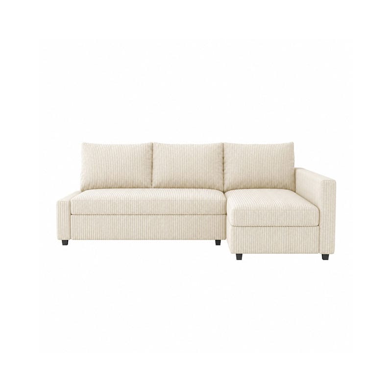 FRIHETEN Sofa Bed with Right Chaise Cover-Corduroy Cream
