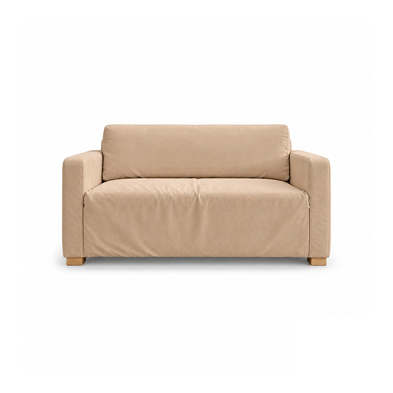 Solsta Sofa Bed Cover-Canvas Oatmeal