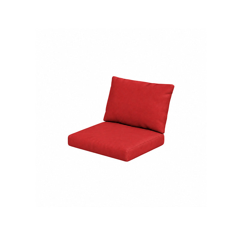 Stockholm Rattan Chair Cushion Cover Set-Chenille Burnt Brick