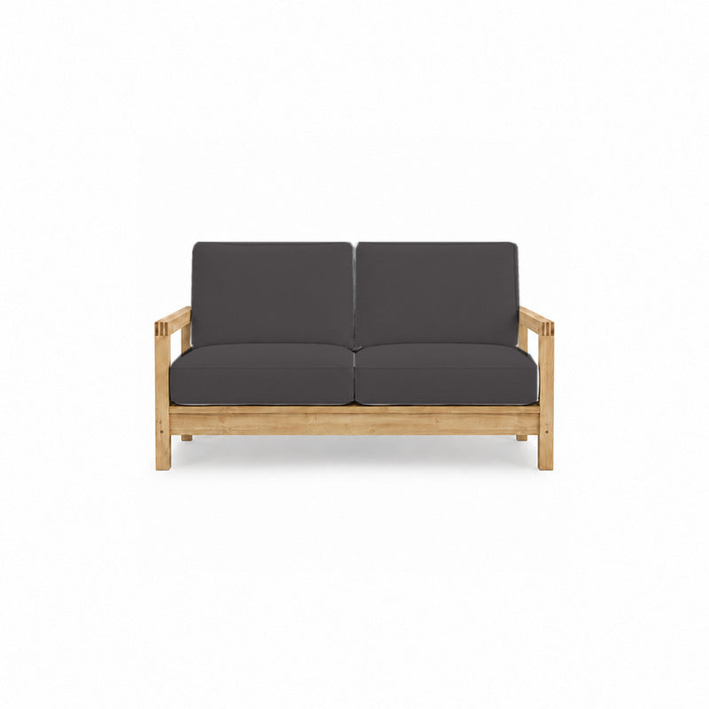 Lillberg 2 Seater Sofa Cover-Velvet gray