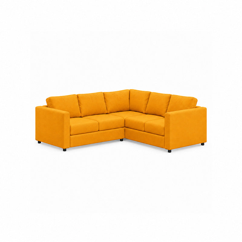 Finnala 4 Seat Corner Sofa Cover-Structural Weave mango