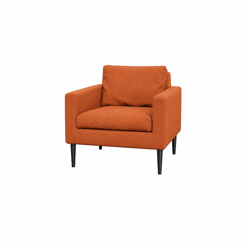 Friheten Armchair Cover-Chenille Terracotta