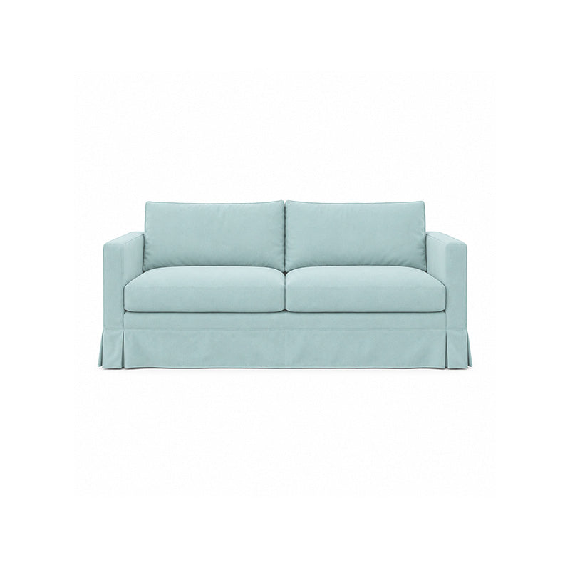 Karlstad 3 Seater Long Skirt Sofa Cover-Microfiber Mint