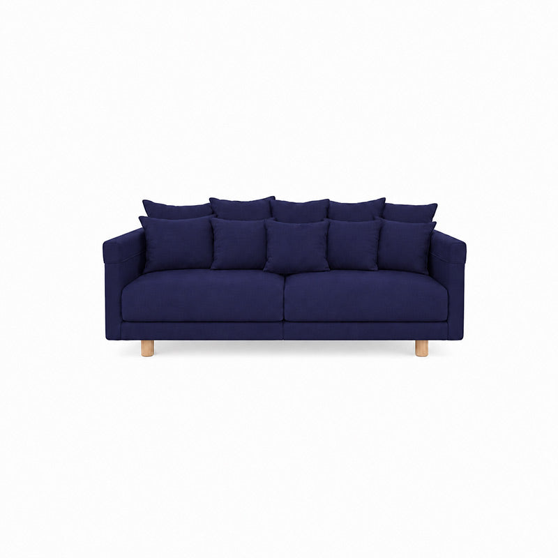 Stockholm 2017 3 Seater Sofa Cover-Microfiber Navy blue