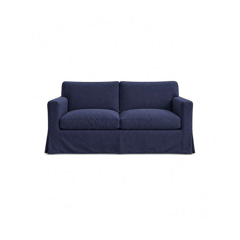 Sandby 2 Seater Sofa Cover-Velvet cobalt blue