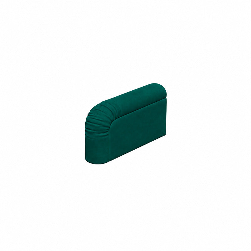 Stocksund Armrest Protectors, One pair-Velvet peacock