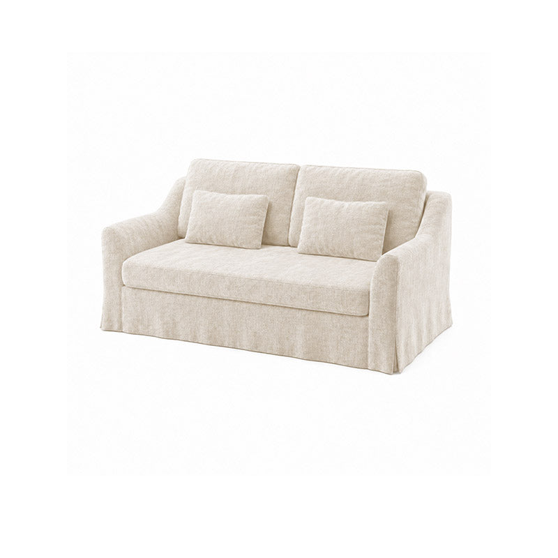 Färlöv 2 Seater Sofa Cover-Chenille Buttermilk