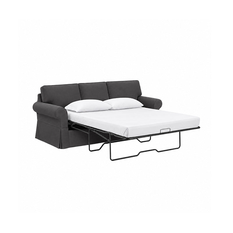 Pottery Barn Basic Sleeper Sofa Cover-Velvet gray