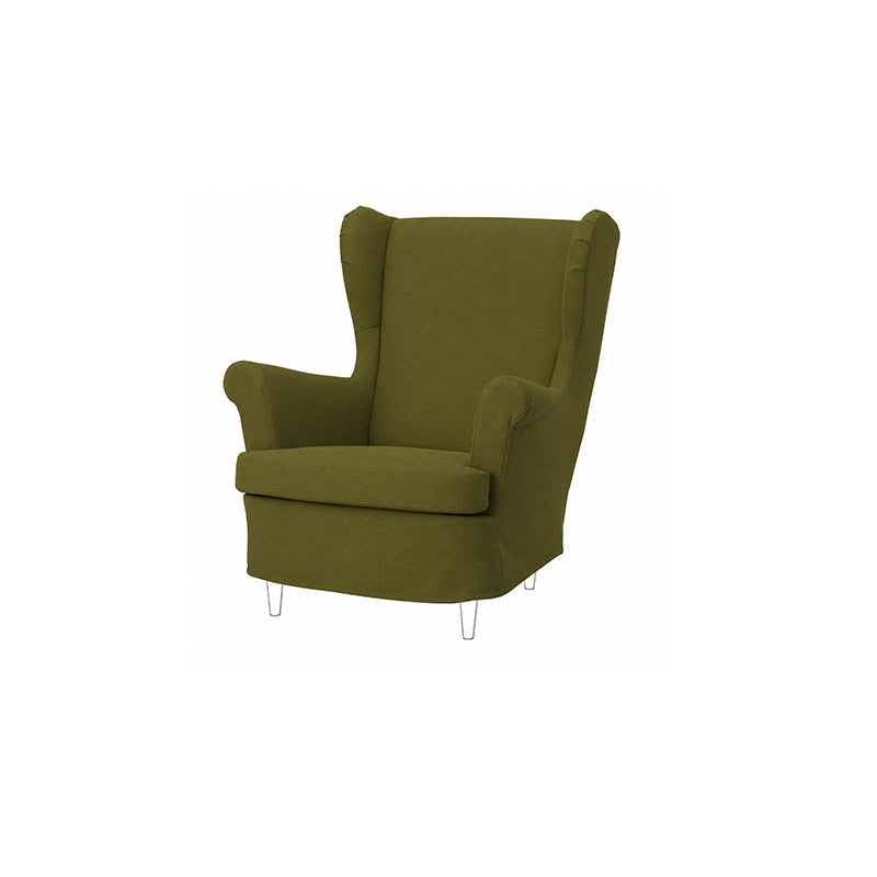 STRANDMON Armchair Cover-Microfiber Olive