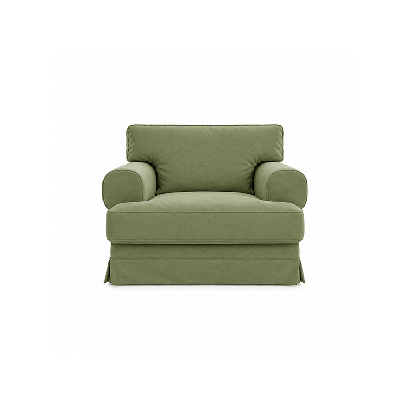 Ekeskog Armchair Cover-Chenille Cypress Green