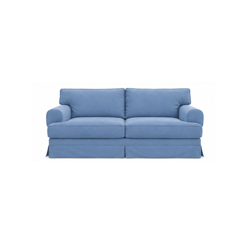 Ekeskog 3 Seater Sofa Cover-Structural Weave powder blue
