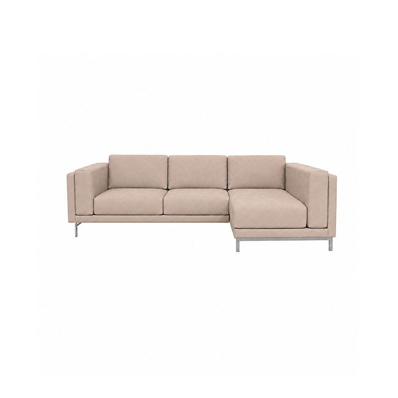 Nockeby 3 Seat Sofa with Right Chaise Cover-Microfiber Camel