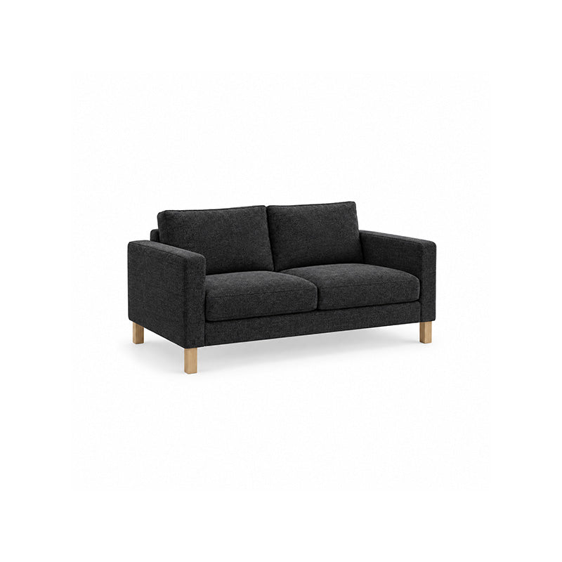 Parup Loveseat Cover 2 Seat-Chenille Black