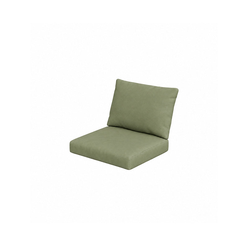 Stockholm Rattan Chair Cushion Cover Set-Chenille Cypress Green