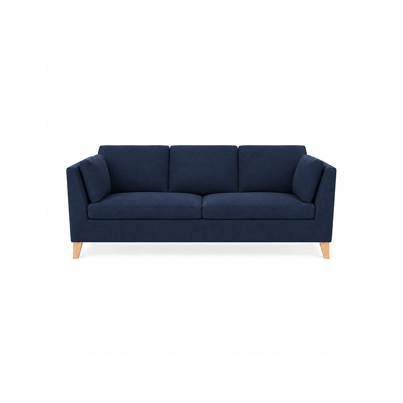 Stockholm 3 Seater Sofa Cover-Structural Weave navy