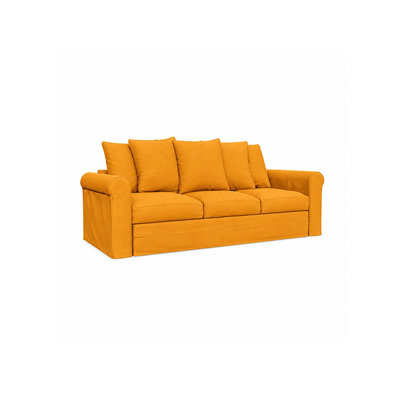 Grönlid 3 Seater Sofa Cover-Structural Weave mango