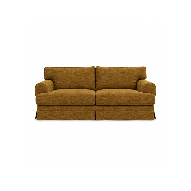 Ekeskog 3 Seater Sofa Cover-Patterned Weave Antique Gold