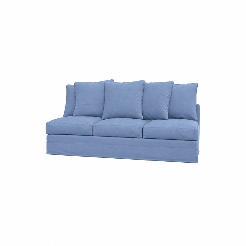Gronlid 3 Seat Section Cover-Structural Weave powder blue