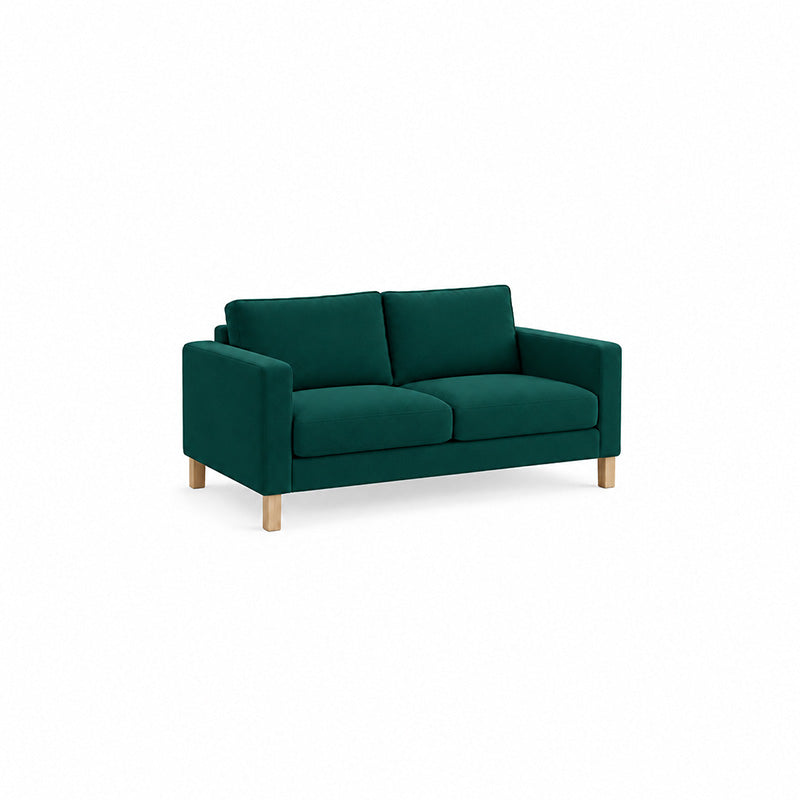 Parup Loveseat Cover 2 Seat-Velvet peacock