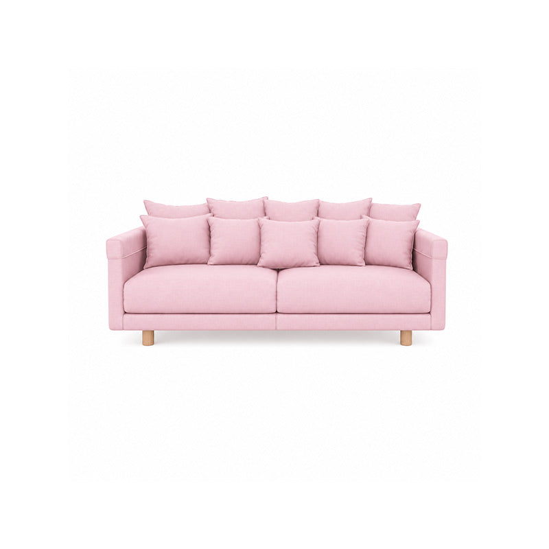 Stockholm 2017 3 Seater Sofa Cover-Structural Weave Blush pink