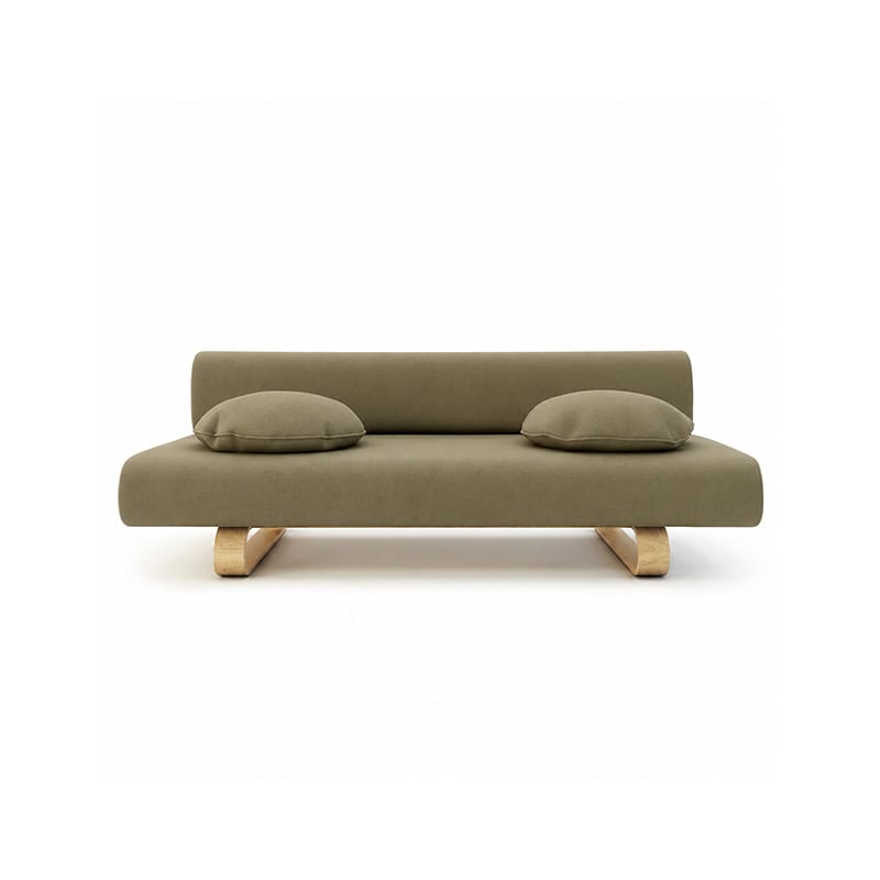 Allerum Sofa Bed Cover-Corduroy Olive
