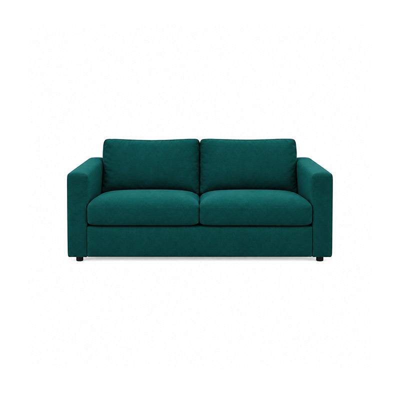 Finnala Loveseat Cover-Velvet peacock