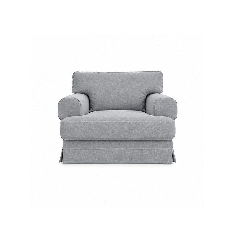 Ekeskog Armchair Cover-Corduroy Gray