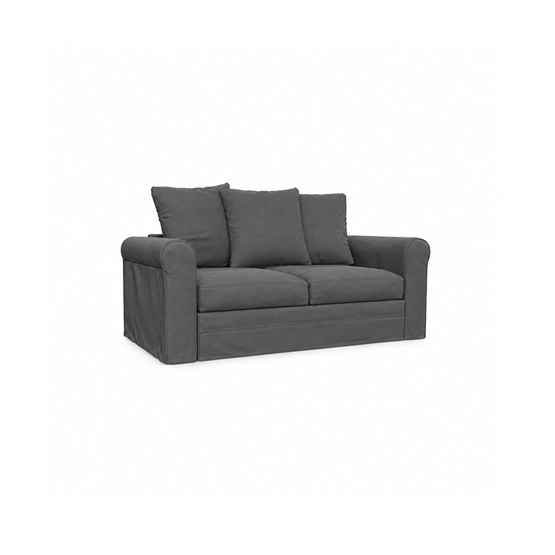 Grönlid 2 Seater Sofa Cover-Canvas Charcoal
