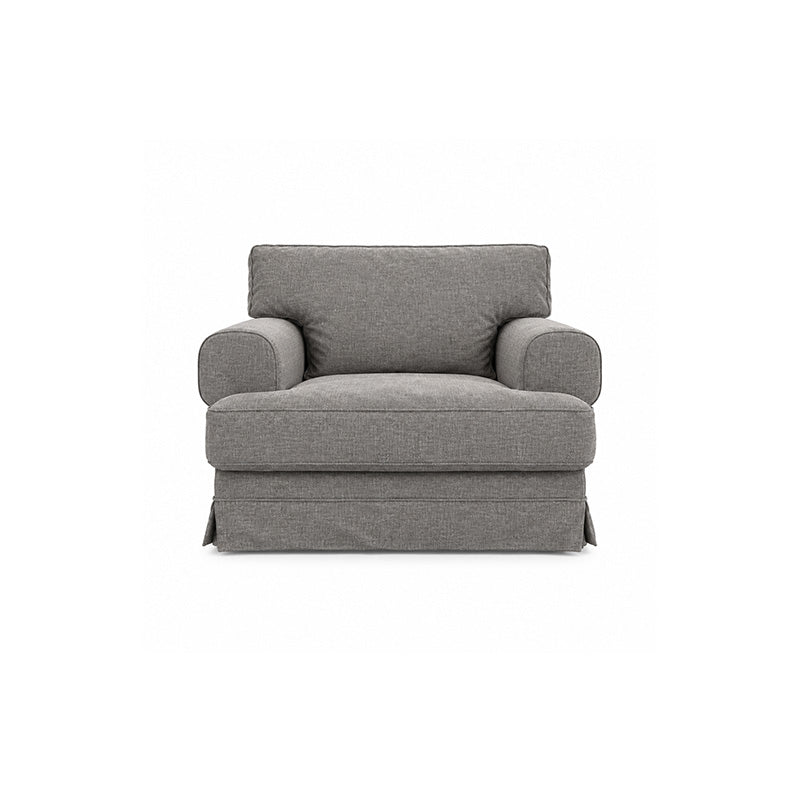 Ekeskog Armchair Cover-Chenille Linen
