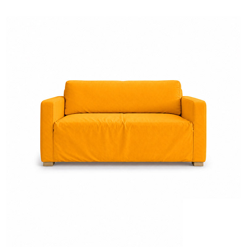 Solsta Sofa Bed Cover-Velvet yellow