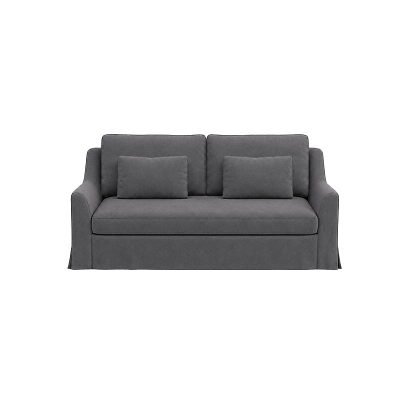Färlöv 3 Seater Sofa Cover-Velvet gray