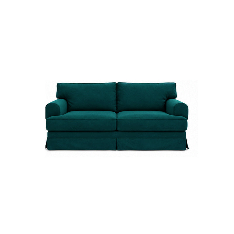 Ekeskog 3 Seater Sofa Cover-Velvet peacock